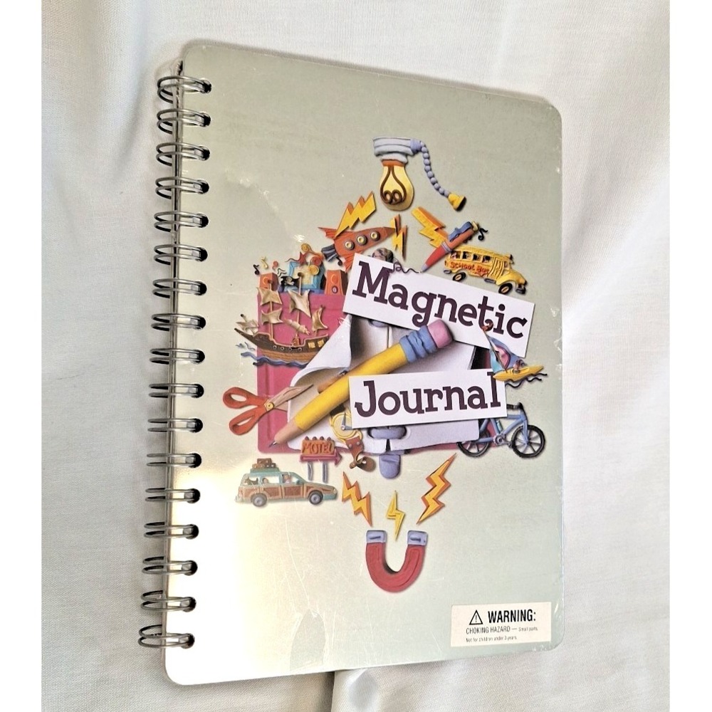 Y2K Magnetic Journal 2002 Scholastic Sealed Spiral Vintage Metal Unopened NOS